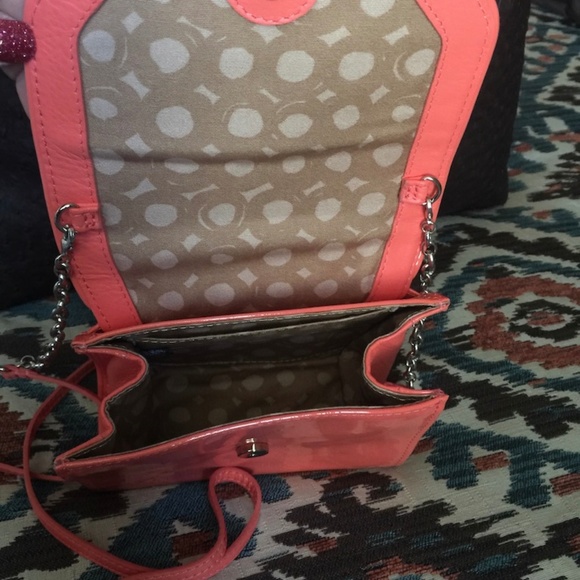 Brighton "Little Dainty" Mini Cross Body Bag Coral - Picture 2 of 7